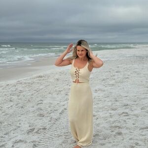 Elegant Cream Jumpsuit